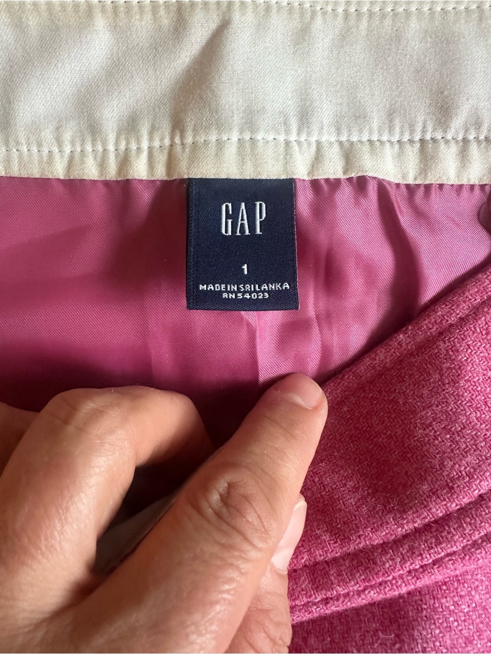 GAP Raspberry A-Line Flounce Skirt - Picture 12 of 13